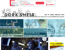 Tablet Screenshot of dorkshelf.com